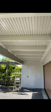 Carport after